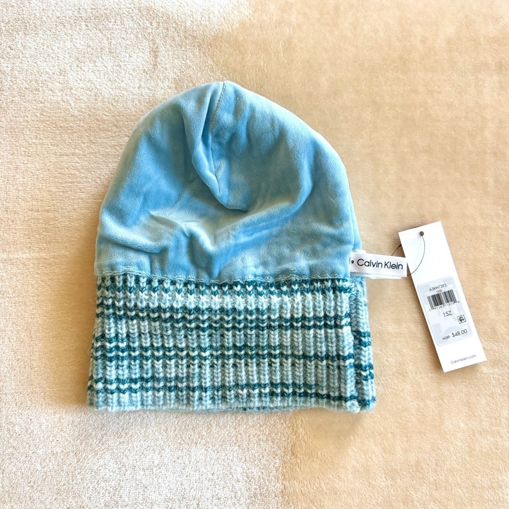 Blue Calvin Klein Beanie - Picture 3 of 4